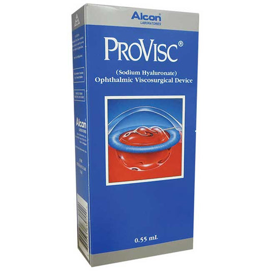 ProVisc 0.55 mL Ophthalmic Viscosurgical Device, Sodium Hyaluronate **Refrigerated** (RX)
