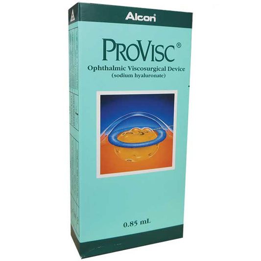 ProVisc 0.85 mL Ophthalmic Viscosurgical Device (Sodium Hyaluronate) **Refrigerated (RX)