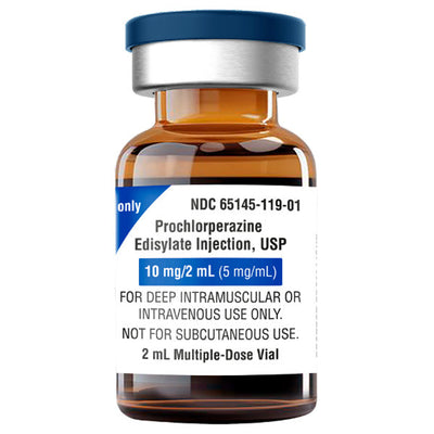 Prochlorperazine Edisylate Injection 5 mg per mL Multiple-Dose Vials 2 mL x 10/Pack (RX)