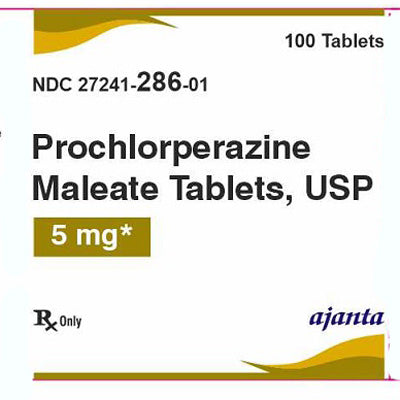 Prochlorperazine Maleate 5 mg Tablets by Ajanta Pharma 100 Count (RX)