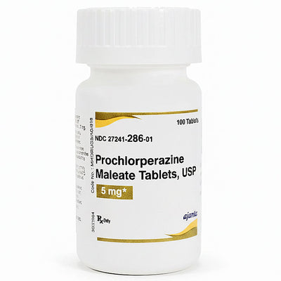 Prochlorperazine Maleate 5 mg Tablets by Ajanta Pharma 100 Count (RX)