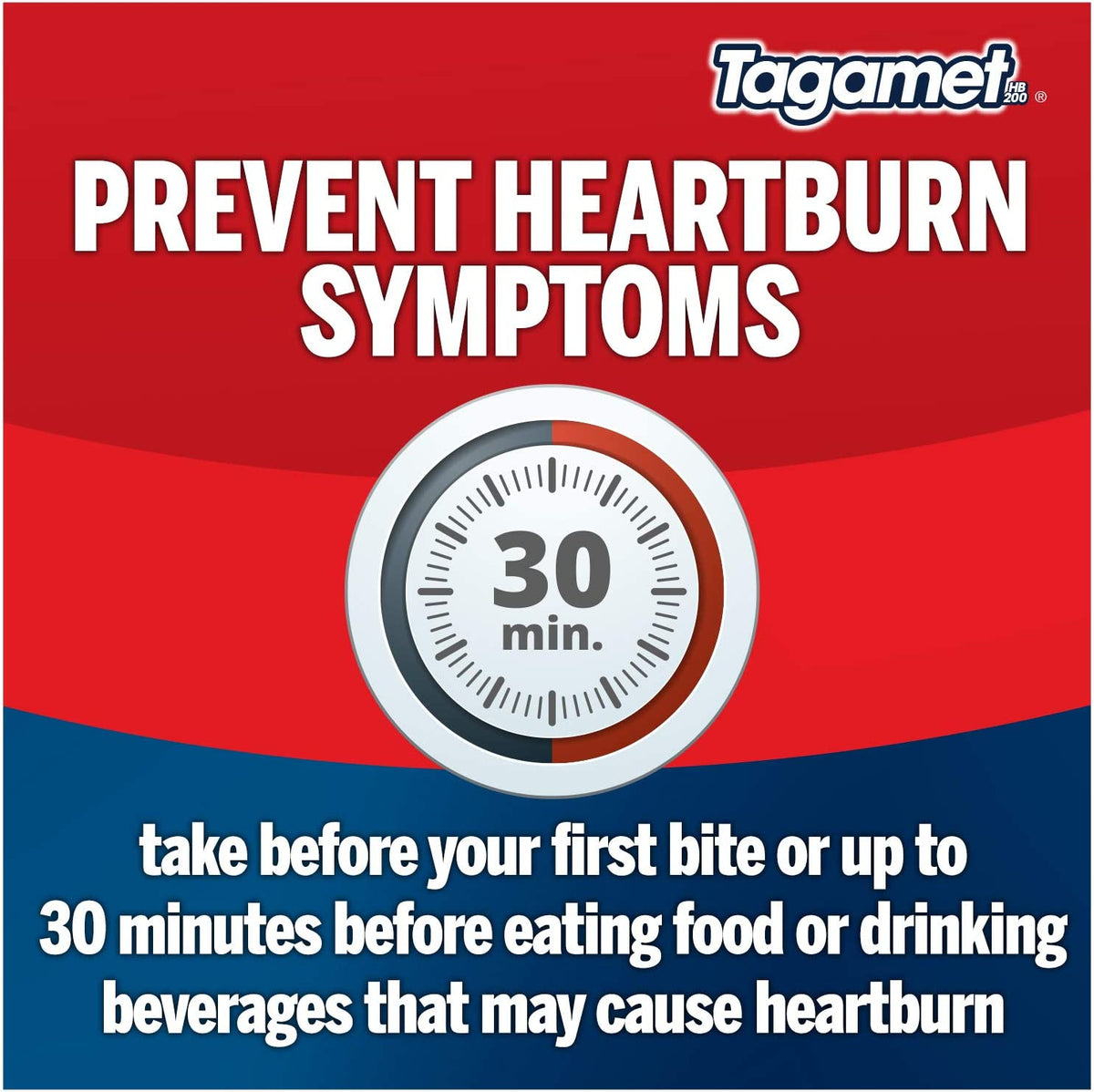 Tagamet Acid Reducer HeartBurn Relief 200 mg Tablets 6 Count
