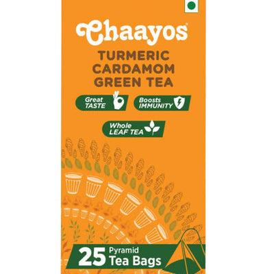 Chaayos Turmeric Cardamom Green Tea