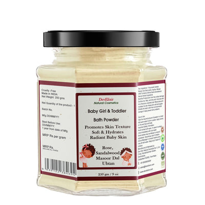 DevElixir Girl Baby Ubtan Natural Bright & Glowing Skin Tone