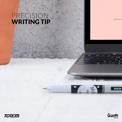 Totem Quote Ball Pen Black - 5Pcs Pouch