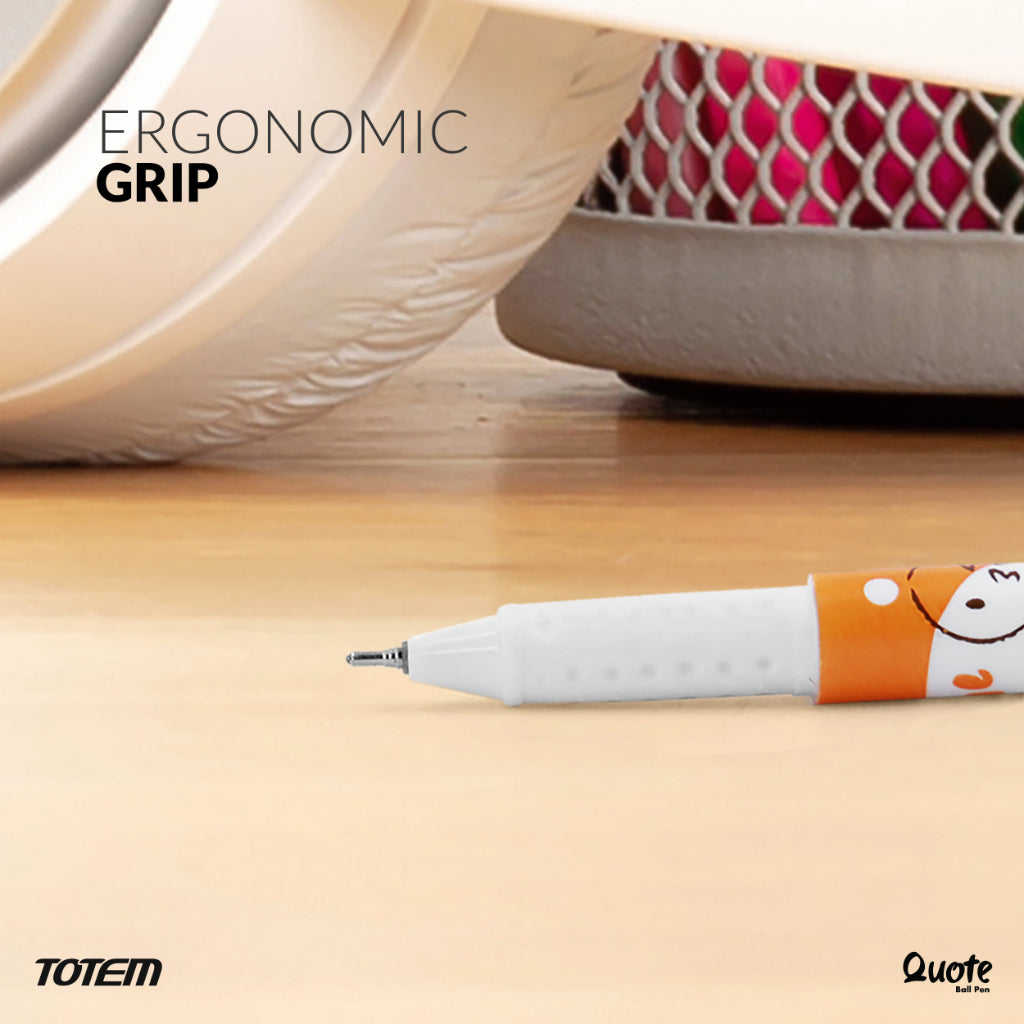 Totem Quote Ball Pen Black - 5Pcs Pouch