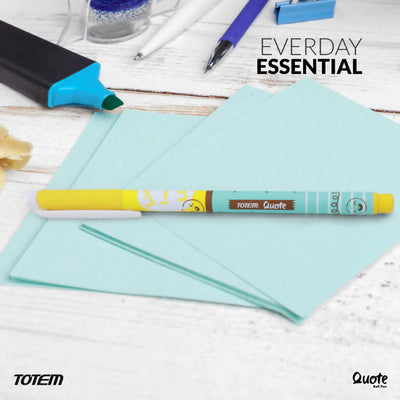 Totem Quote Ball Pen Black - 5Pcs Pouch
