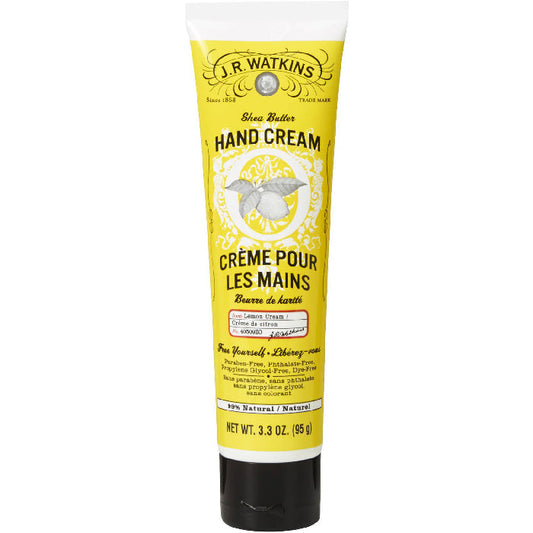 J.R. Watkins Shea Butter Body Cream Lemon Crème Scent 3.3 oz