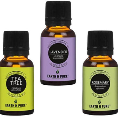 Earth N Pure Essential Oils (Tea Tree, Lavender & Rosemary)