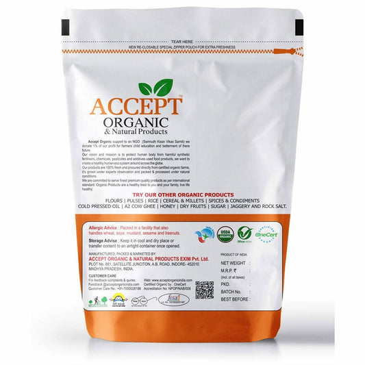Accept Organic & Natural Products Basmati Rice