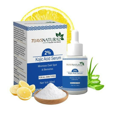 7 Days 2% Kojic Acid Face Serum with Niacinamide for Dark Spots Pigmentation