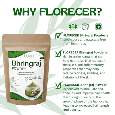 Florecer Bhringraj Powder For Hair