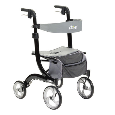 Nitro Aluminum Rollator with 10" Casters