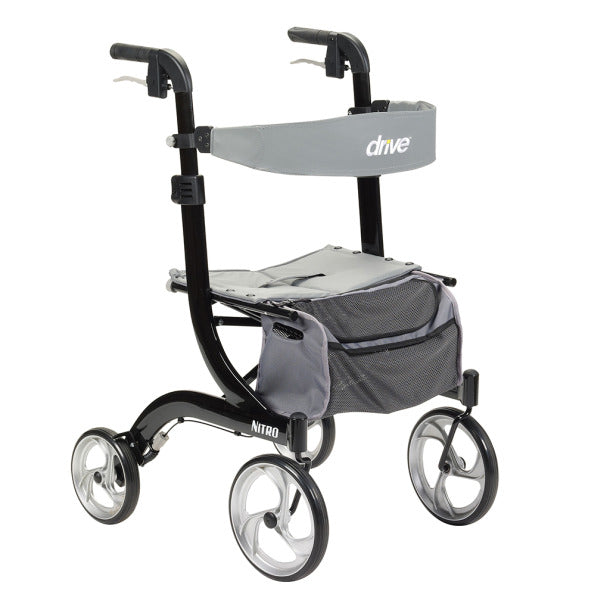 Nitro Aluminum Rollator with 10" Casters