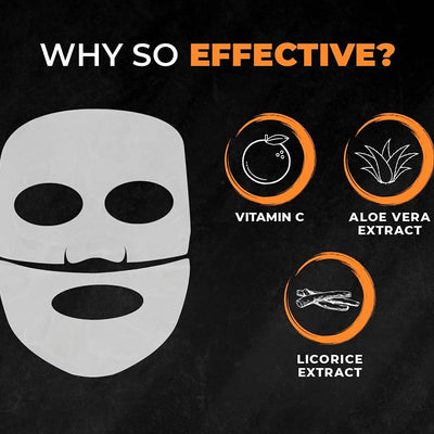 Beardo Night Shot Vitamin C Sheet Masks