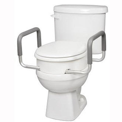 Toilet Seat Elevator with Handles for Elongated Toilets, Carex