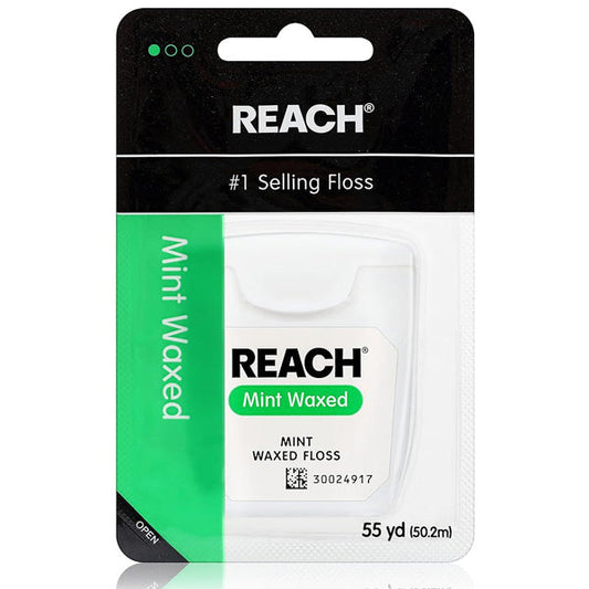 Reach Dental Floss Waxed with Mint Flavor 55 Yards