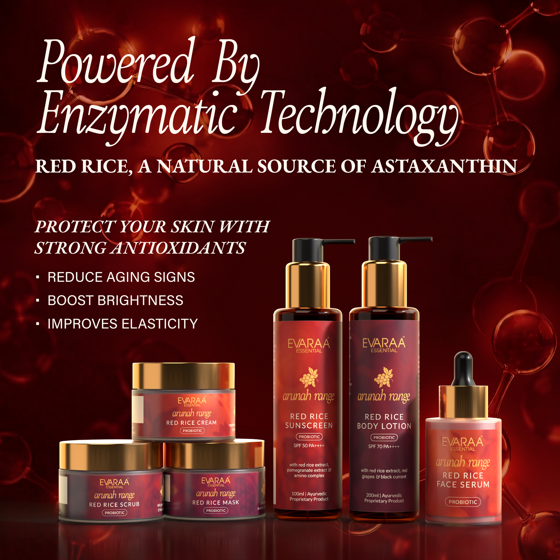 Evaraa Essential Red Rice Scrub