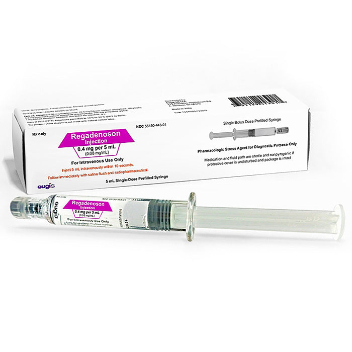 Regadenoson Injection Prefilled Syringe 0.4 mg Per 5mL (Rx)