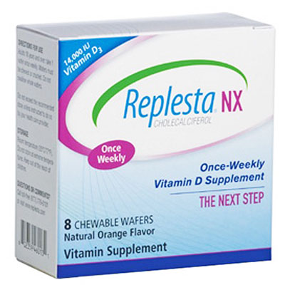 Replesta NX Vitamin D 14000Unit Chewable Wafers, Orange (2 Month Supply)