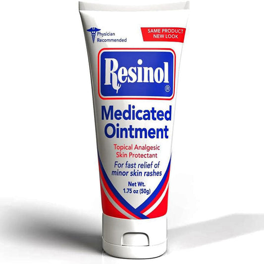 Resinol Medicated Skin Ointment with Resorcinol & Petrolatum 50 gram Tube