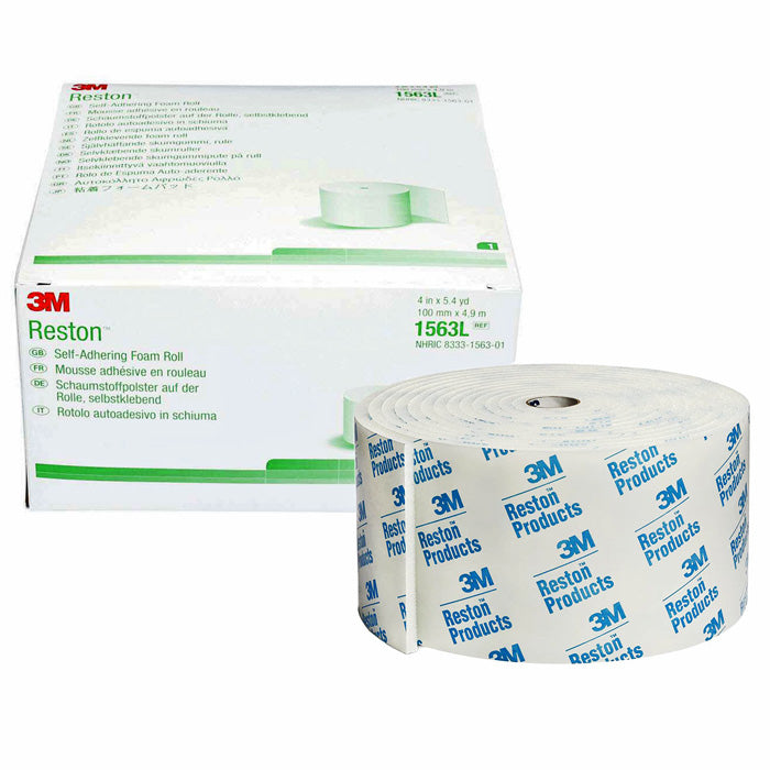 Reston Self-Adhering Foam Roll 4 x 196 Inches Non-Sterile, 1 Roll