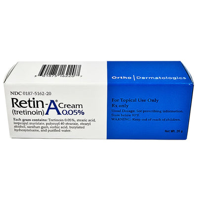 Retin-A Cream (Tretinoin) 0.05% 20 gram (Rx)