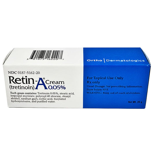 Retin-A Cream (Tretinoin) 0.05% 20 gram (Rx)