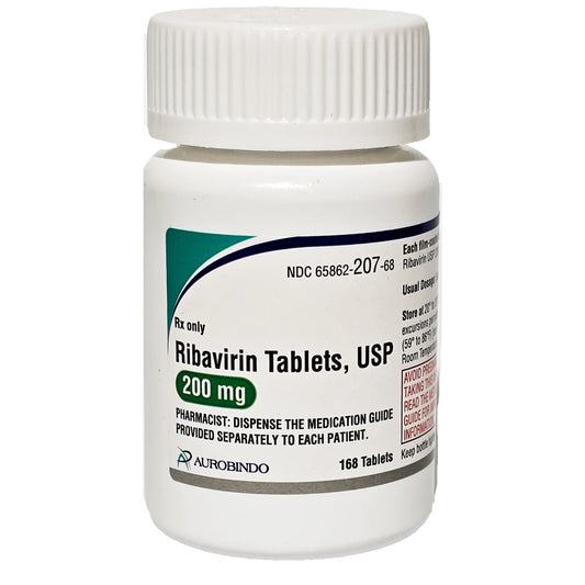 Ribavirin Tablets 200 mg by Aurobindo 168 Count (RX)