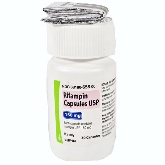 Rifampin 150 mg Capsules Antibiotic Medication 30 Count (RX)