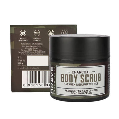 Brave Essentials Charcoal Body Scrub