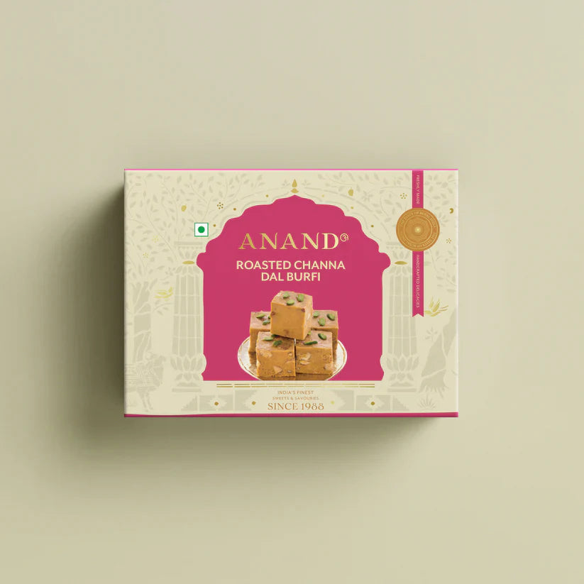 Anand Sweets & Savouries Roasted Channa Dal Burfi | 500 gms