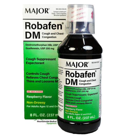 Robafen DM Cough Suppressant & Chest Congestion Expectorant 8 oz