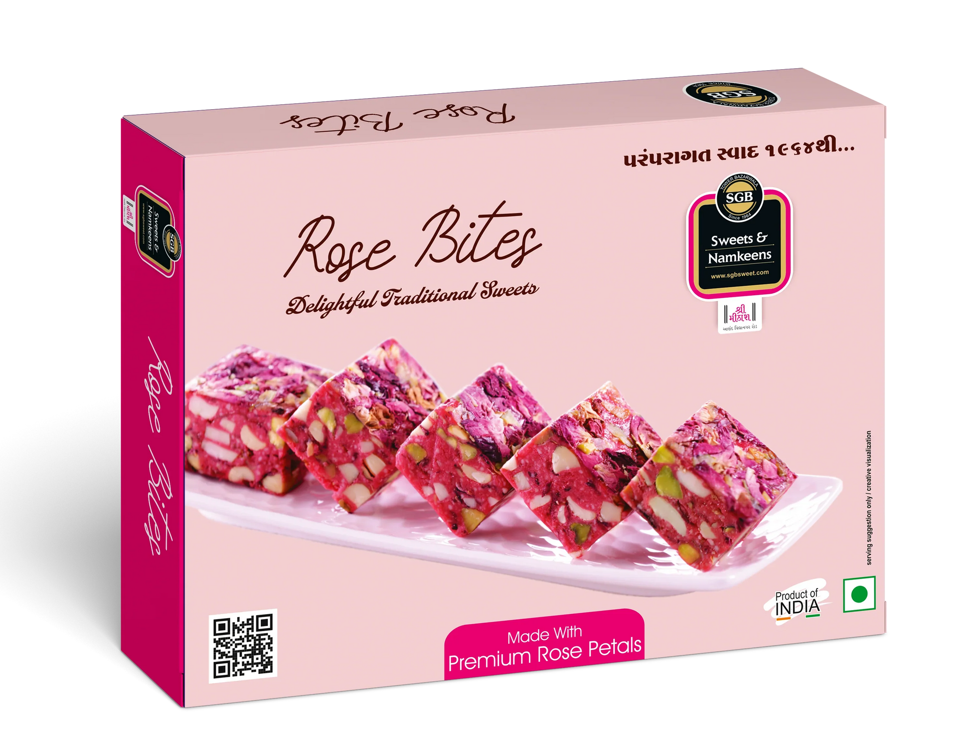 Sukhadia Garbaddas Bapuji Rose Bites | 500 gms