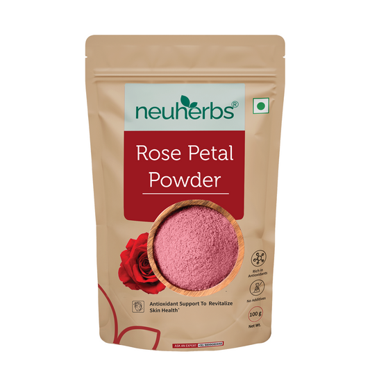 Pure Rose Petal Powder for Glowing & Hydrated Skin