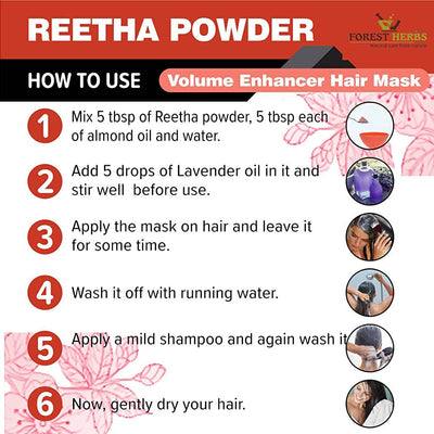 Forest Herbs Reetha Hair Care Powder