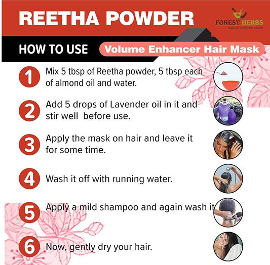 Forest Herbs Reetha Hair Care Powder
