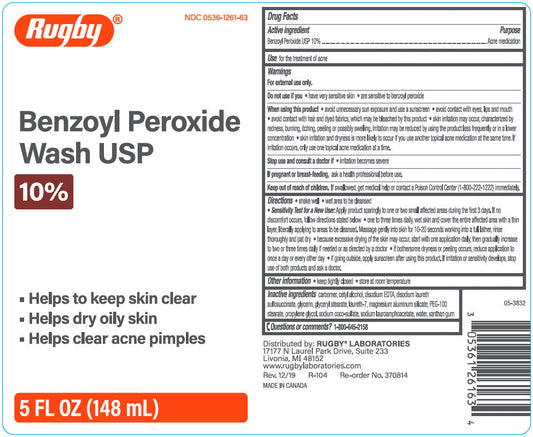 Benzoyl Peroxide 10% Antiseptic Acne Wash 5 oz