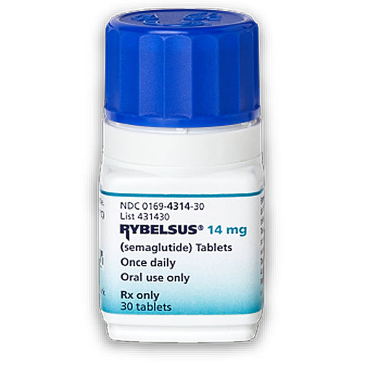 Rybelsus (Semaglutide) Tablets 14 mg, 30 Tablets Per Bottle (RX)