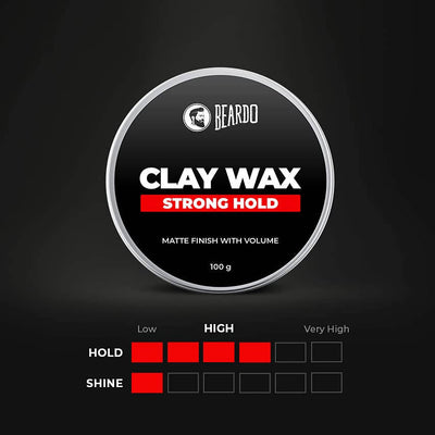 Beardo Hair Clay Wax - Strong Hold