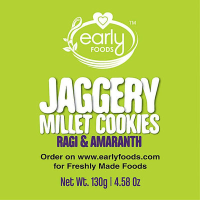 Early Foods Ragi Amaranth Jaggery Millet Cookies