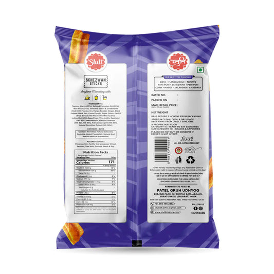 Stuti Schezwan Soya Sticks | 200 gms