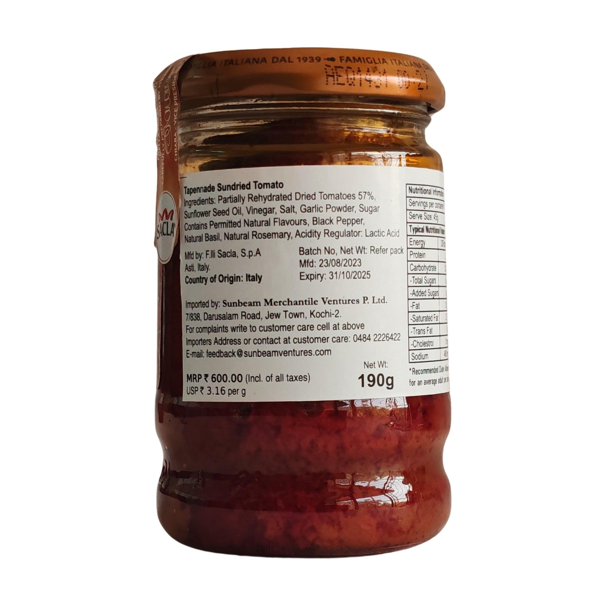 Tapennade Sundried Tomato