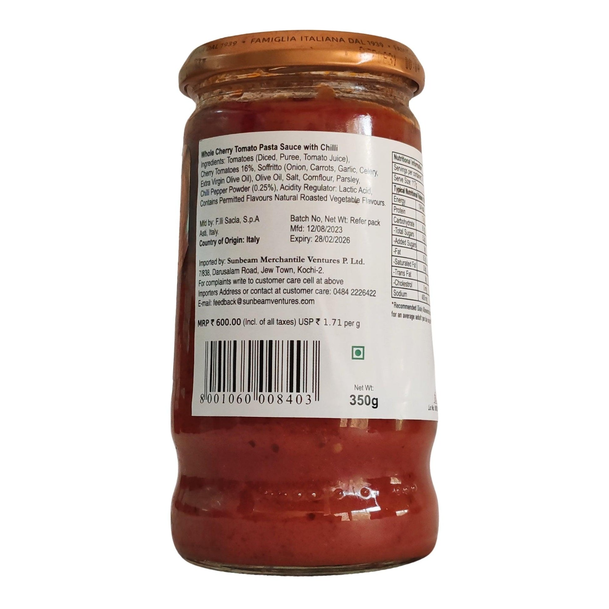 Whole Cherry Tomato And Chilli Sauce