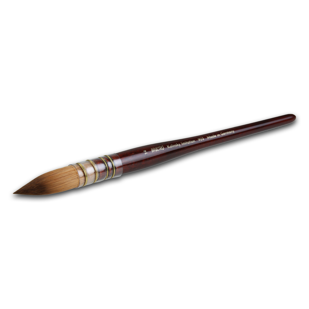 Brustro Kolinsky Imitation Watercolour Quill Mop Brush Size 14