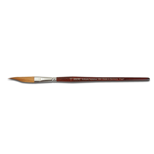 Brustro Kolinsky Imitation Watercolour Dagger Brush Size 1/2"
