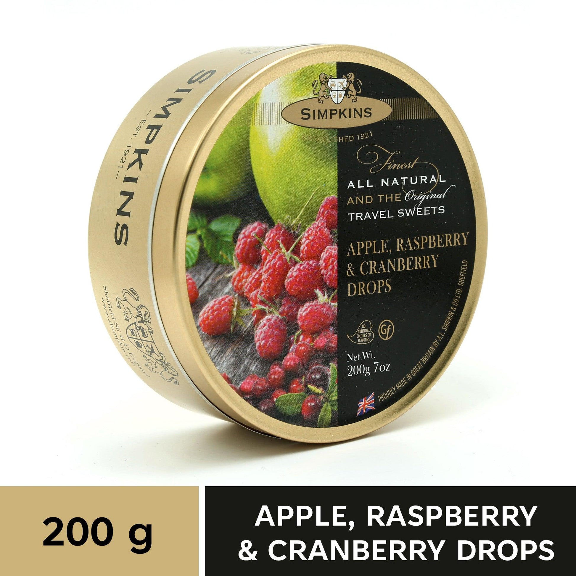 Apple Raspberry And Cranberry Drops