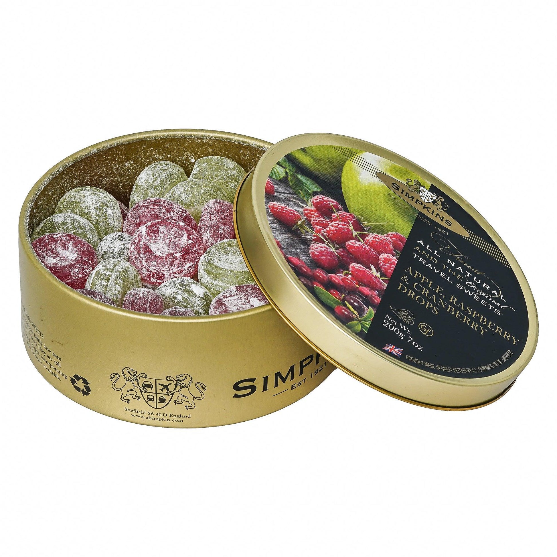 Apple Raspberry And Cranberry Drops