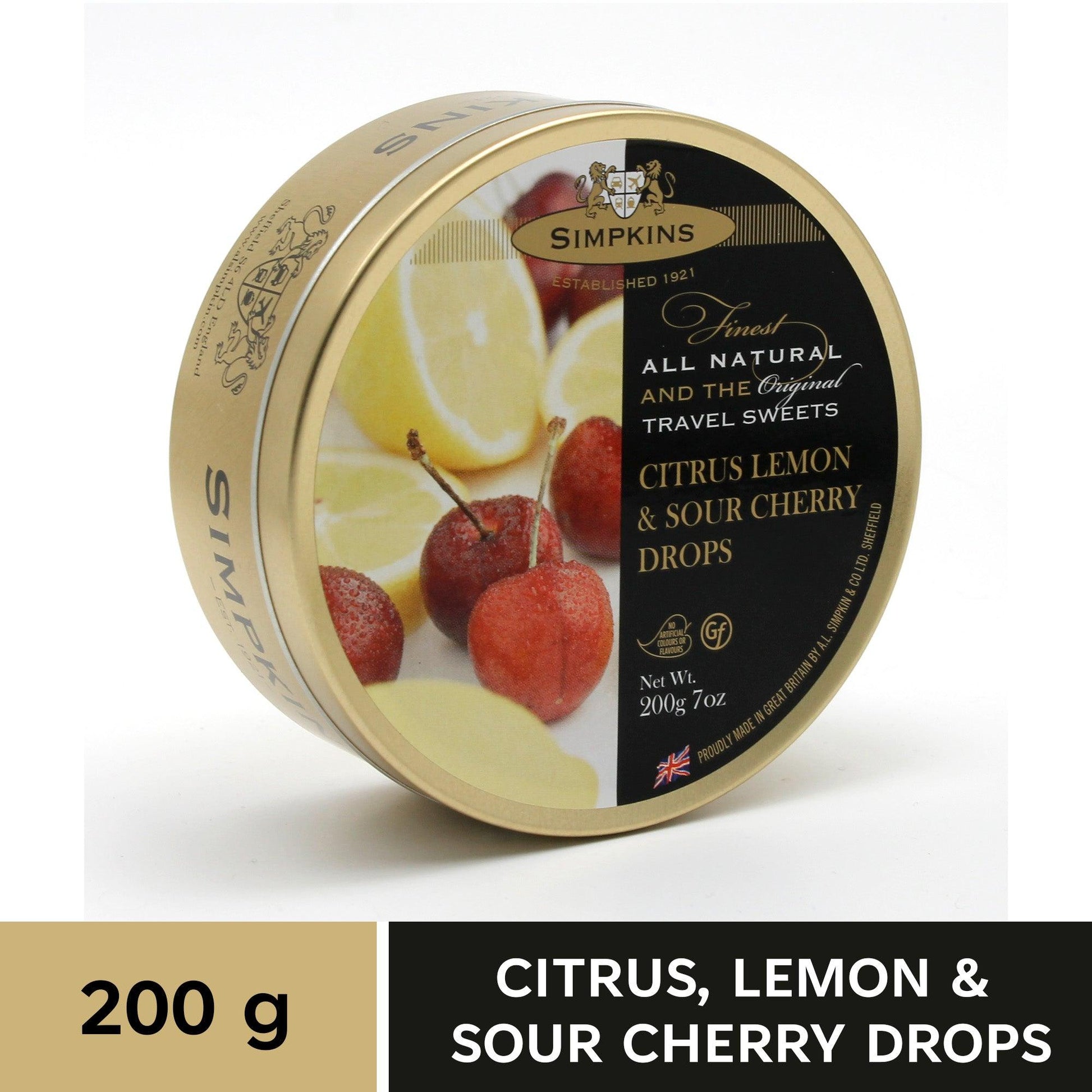 Citrus Lemon And Sour Cherry Drops