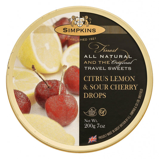 Citrus Lemon And Sour Cherry Drops